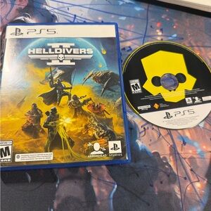 PS5 Helldivers Game by - Blue Case